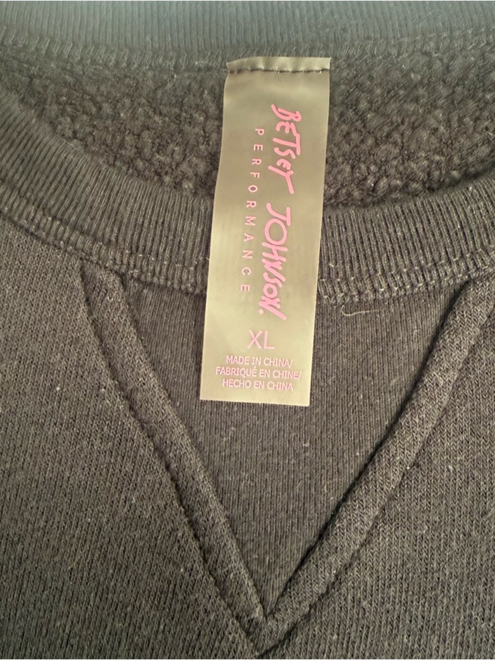 Betsey Johnson Black Tiger Graphic Sweatshirt XL - Picture 2 of 5